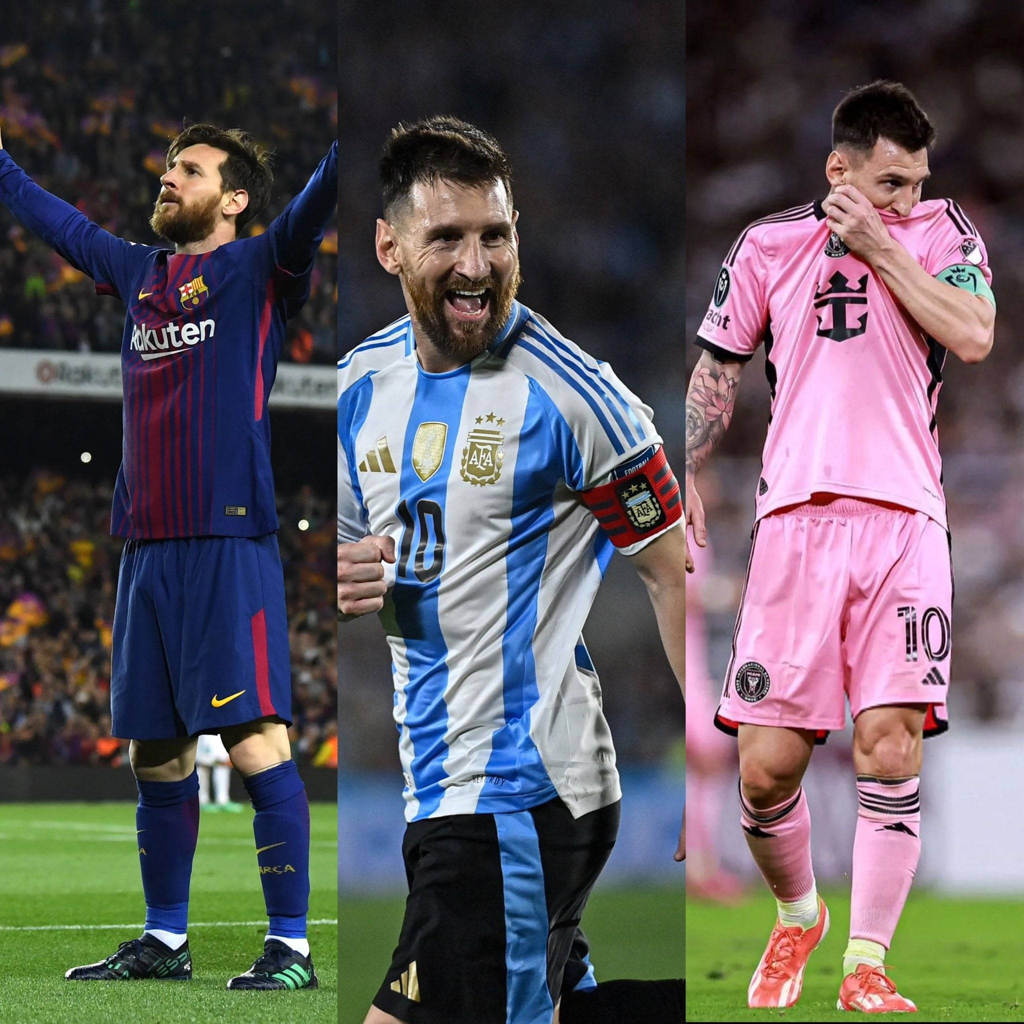 梅西领衔南美球队争夺国际荣誉